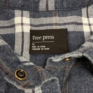 Free Press Plaid Flannel Nightshirt XL